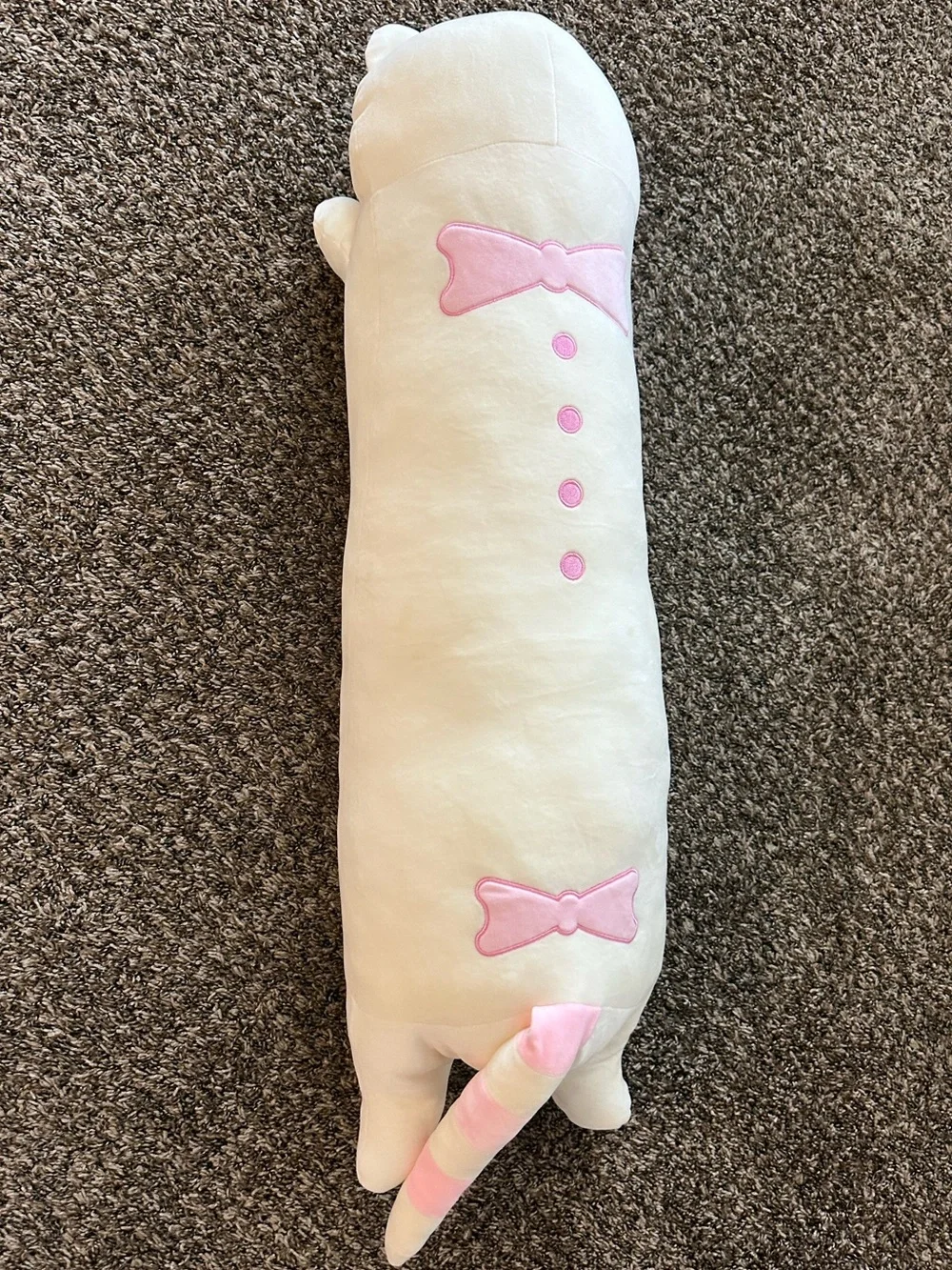 Long Cat Plush Toy – Ultra Soft Cat Plush Pillow Stuffed Animal 35”